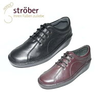 【期間限定20%OFF】ストロバー ウォーキングシューズ レディース ブラック エンジ 歩きやすい 疲れにくい…