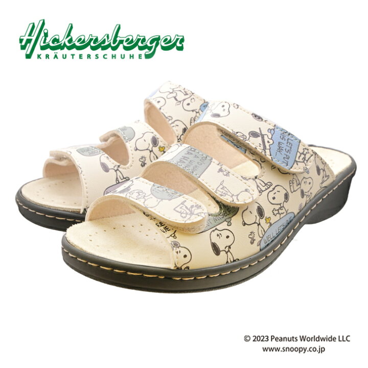 楽天市場】スヌーピー バブル サンダル レディース Hickersberger ヒッ 