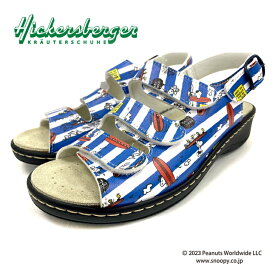 スヌーピー サーフィンブルー サンダル レディース Hickersberger ヒッカースバーガー 室内外兼用ハーブサンダル 5102 サーフィン ブルー 室内 室外 屋外 オフィス 歩きやすい 疲れにくい リラックス デトックス ハーブ 抗菌 血行促進 ※送料無料※
