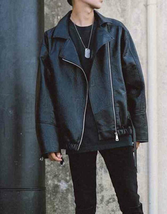 楽天市場 レザージャケット メンズ ライダースジャケット ブランド 革ジャン バイク 冬 50代 40代 おしゃれ 秋 春 代 30代 本革風 ブランド 秋服 カジュアル お洒落 大きいサイズ 冬服 大人 オフィス ファッション かっこいい 春服 セール Tps 1380 Tokyo Sic