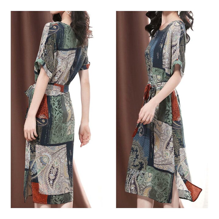 楽天市場 ワンピース レディース カジュアル きれいめ 半袖 マキシ 夏 50代 30代 おしゃれ 40代 上品 代 スカート かわいい 上品 可愛い オフィス 大人 大きいサイズ ブランド 夏服 ファッション お洒落 Tpsw Plus62 Tokyo Sic トウキョウシック