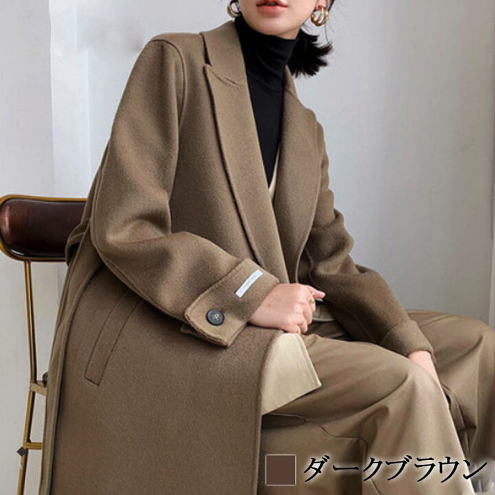 楽天市場】チェスターコート レディース ウールチェスターコート 人気  