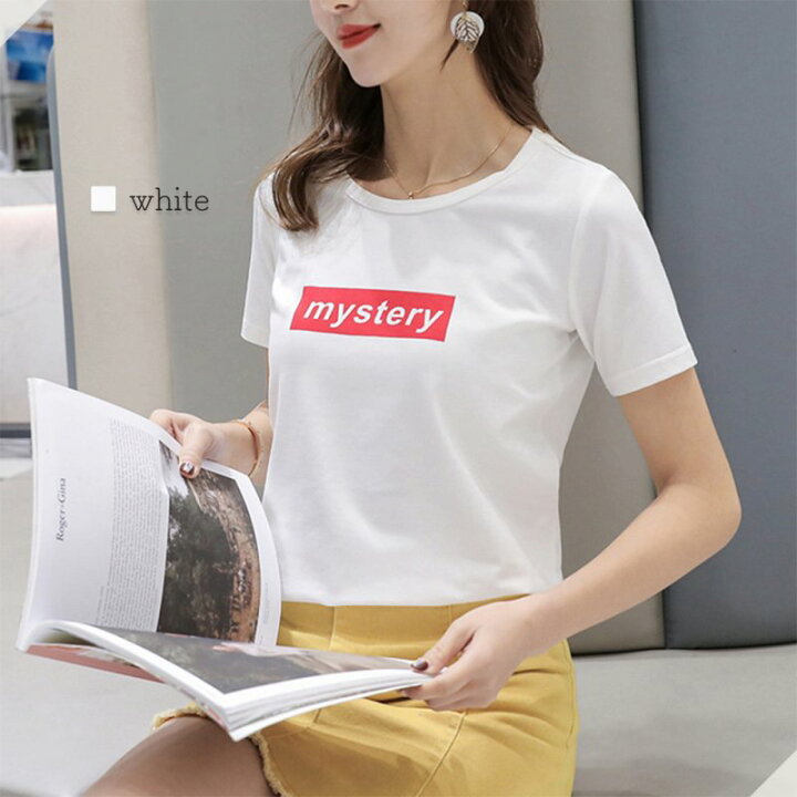 楽天市場 Tシャツ レディース 文字 半袖 無地 七分袖 おしゃれ ブランド ロゴ 夏 スポーツ ネック シンプル カジュアル 安い 白 黒 50代 40代 30代 代 夏服 お洒落 大人 かわいい 可愛い ブランド セール Kr Lit 60 Tokyo
