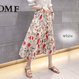 【\クーポン利用で20%OFF!/】 スカート レディース 花柄シフォンスカート ロング スカーチョ ゴルフウェア 冬 きれいめ 夏 タイトスカート パンツ フレアスカート カジュアル 膝丈 ニット