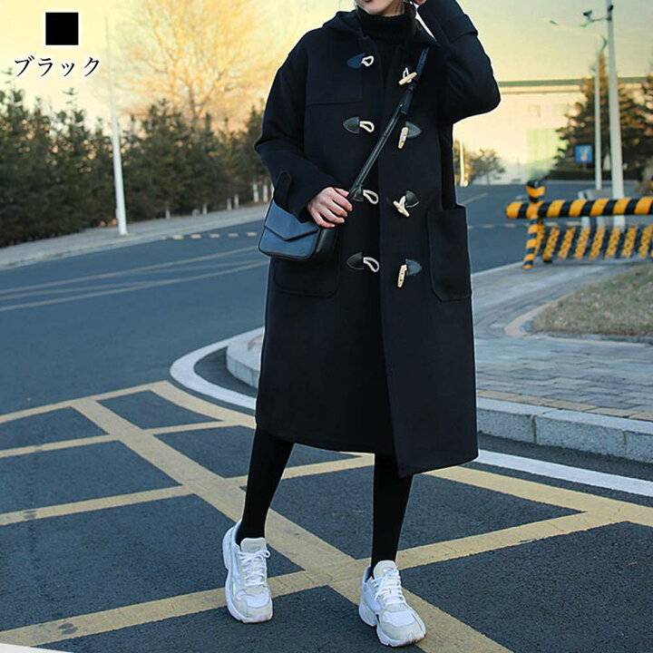 楽天市場】ダッフルコート レディース ミディアムダッフルコート  