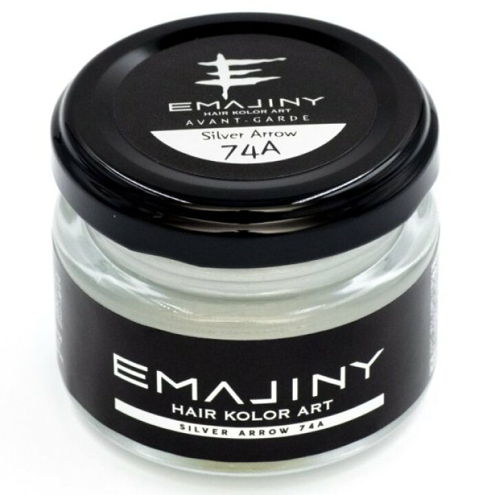 楽天市場 Emajiny Wax シルバーアローヘアカラーワックス 銀 36g Silver Arrow 74a 渋谷トレンド