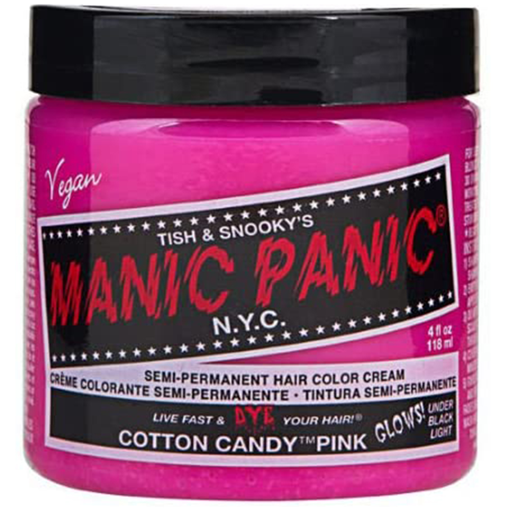 わたがしみたいなピンクはマニパニの大人気色 MANIC PANIC ヘアカラークリーム コットンキャンディーピンク 118ml┃ ヘアカラー剤 鮮やか マニパニ 高発色 髪染 [並行輸入品] 毛染 マニックパニック 一番の