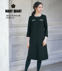 【MARY QUANT×UF】ストレートラインのワンピース　ブラック コンパニオン 衣装 制服【5号〜17号】