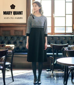 【MARY QUANT×UF】グレナカートチェック柄ワンピース　七分袖 ノスタルジック コンパニオン 衣装【5号〜17号】