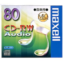 楽天市場】maxell 音楽用 cd-rw 80分 1枚 10mmケース入の通販