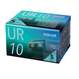 マクセル maxell カセットテープ「UR」 10分 5巻パック UR-10N5P