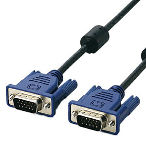 �|�X�g���� �G���R�� ELECOM RoHs�Ή�D-sub15�s���i�~�j�j�P�[�u�� �X���� 1.5m �u���b�N CAC-15BK/RS