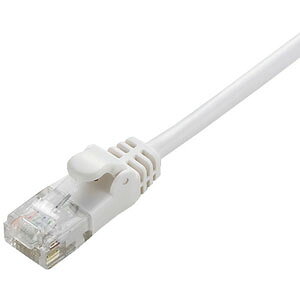 �G���R�� ELECOM 3m CAT6���� ���炩LAN�P�[�u�� LD-GPY/WH3�i�z���C�g�j