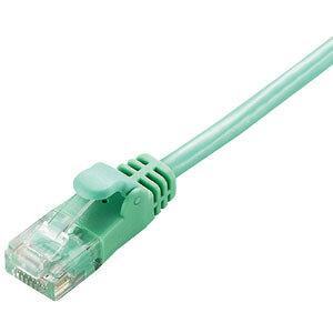 �G���R�� ELECOM 1m CAT6���� ���炩LAN�P�[�u�� LD-GPY/G1�i�O���[���j