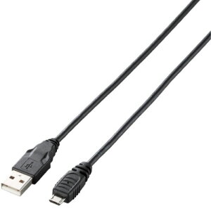 |Xg GR ELECOM USB2.0P[u A-microB^Cv m[} 1m ubN U2C-AMB10BK