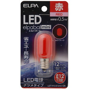 ELPA LED�d�� �i�c���^ E12 LDT1R-G-E12-G104