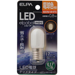 ELPA LED�d�� �i�c���^ E17 LDT1L-G-E17-G111