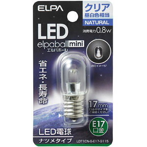 ELPA LED�d�� �i�c���^ E17 LDT1CN-G-E17-G115