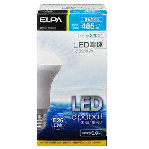 ELPA LED�d�� ���t�` 485lm LDR6D-H-G600