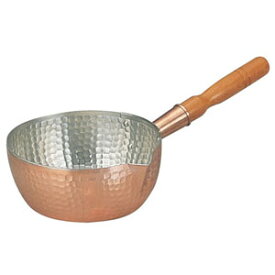 【送料無料】丸新銅器 銅製雪平鍋 24cm