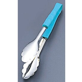 18-8 抗菌PPハンドル カラー万能トング 大 グリーン