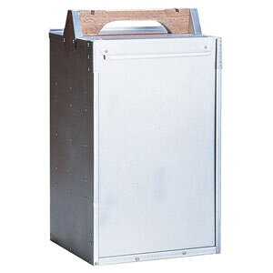 アカオアルミ アルミ 出前箱 縦4段 ADM0803