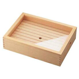 【送料無料】ヤマコー 木製 ネタ箱 目皿・アクリル蓋付 大