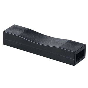 福井クラフト くぼみ型箸カバー兼用箸置 黒刷毛目 12035425