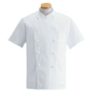コックコート 半袖 ホワイト 白 S KG-412 サーヴォ サンペックスイスト 業務用 ユニフォーム 制服