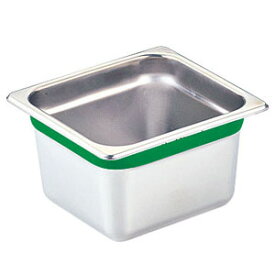 DO-EN 18-8 カラーラインGNパン 1/2 100mm グリーン