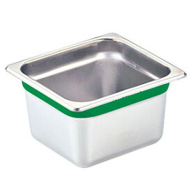 DO-EN 18-8 カラーラインGNパン 2/3 150mm グリーン