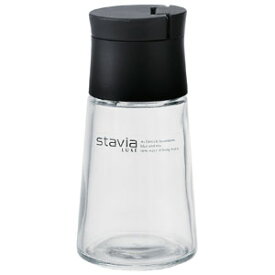 スタビアリュクス 塩・コショウ入れ 80ml ブラック 卓上 容器 こしょう入 胡椒入 STAVIA LUXE