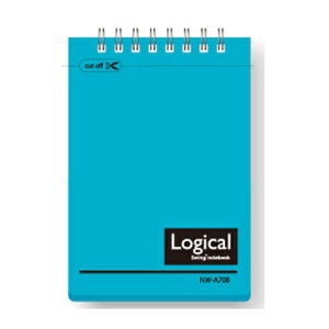 スイングロジカル Wリングノート A7 NW-A708-SB ナカバヤシ