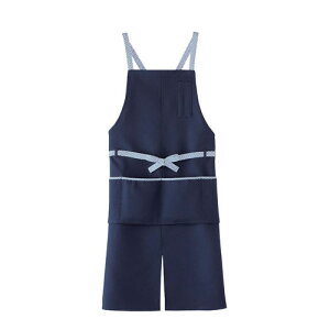 エプロン アンクル加工 ネイビー 紺 M CA-1414 サーヴォ サンペックスイスト 業務用 ユニフォーム 制服 前掛