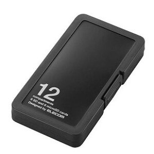 |Xg GR ELECOM SD/microSDJ[hP[XivX`bN^Cvj CMC-SDCPP12BK