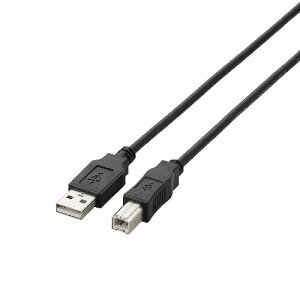 �G���R�� ELECOM USB2.0�P�[�u�� 3.0m ���R�l�N�^���������� U2C-BN30BK