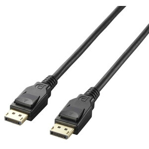 �G���R�� ELECOM DisplayPort TM �P�[�u�� �u���b�N CAC-DP1210BK