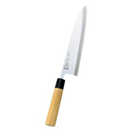 正本 本霞 玉白鋼 相出刃庖丁 15cm KS2415