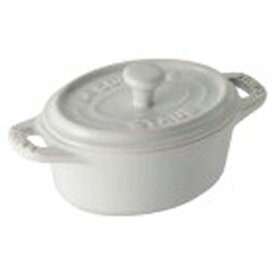 ストウブ staub セラミック オーバル ミニココット 11cm ホワイト 40511-089 日本正規品業務用