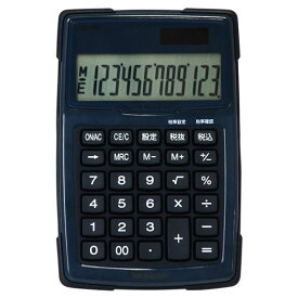 電卓 12桁 防水 S ブルー ECD-WR01BL ナカバヤシ 計算