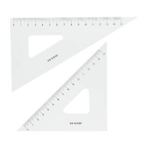井上製作所 三角定規セット 18cm ILS S-2181