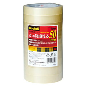 3M X[G Se[v18mm×50m 10 500-3-18-10P