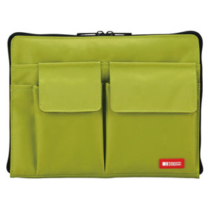 Details about   Lihit lab bag-in-bag Smart Fit Akutakuto A5 vertical yellow green JAPAN 