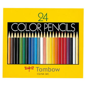 トンボ鉛筆 色鉛筆 紙箱 24色 NA CQ-NA24C