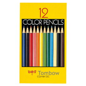 トンボ鉛筆 色鉛筆 紙箱 12色 NA CQ-NA12C