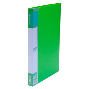 クラウン U GREEN クリヤーファイル リーズナブルA4 40P 緑 CR-CFL40-G