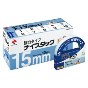 �j�`�o�� ���ʃe�[�v �i�C�X�^�b�N �u���{�b�N�X ���̓^�C�v 15mm×18m 10���� NWBB-K15