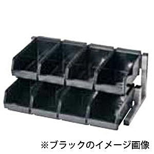 TKG 18-8 スマート オーガナイザー 2段4列 8ヶ入 ブラウン