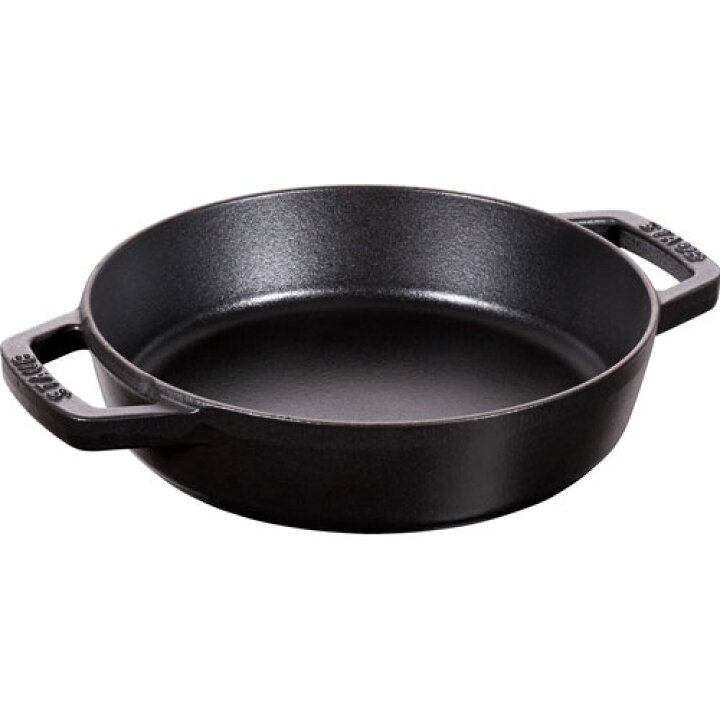 楽天市場】ストウブ staub ラウンド 両手フライパン 20cm ブラック 