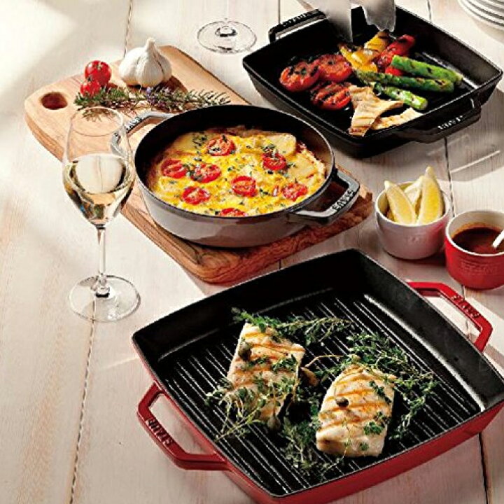 楽天市場】ストウブ staub ピュアグリル スクエア 28cm グレー 40511 